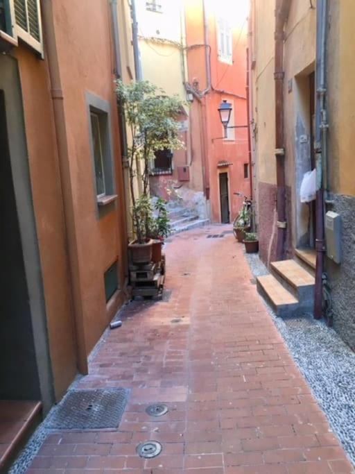 Duplex Vue Mer 50M De La Plage Des Sablettes Menton Luaran gambar