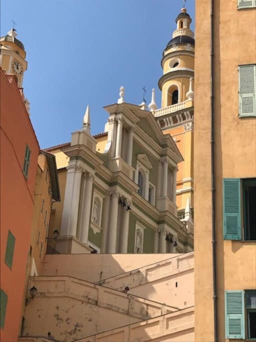 Duplex Vue Mer 50M De La Plage Des Sablettes Menton Luaran gambar