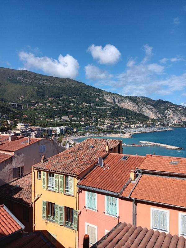 Duplex Vue Mer 50M De La Plage Des Sablettes Menton Luaran gambar