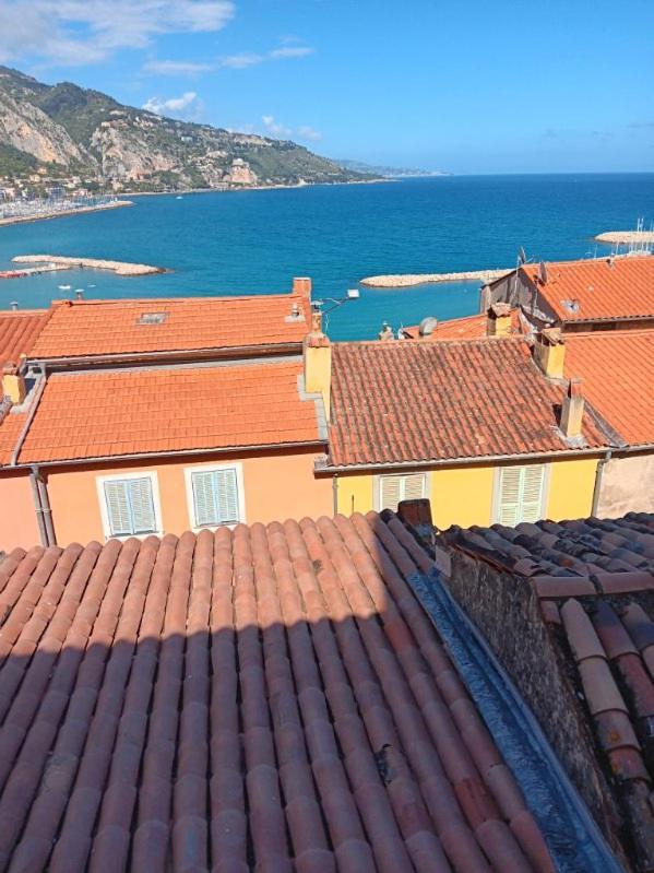 Duplex Vue Mer 50M De La Plage Des Sablettes Menton Luaran gambar